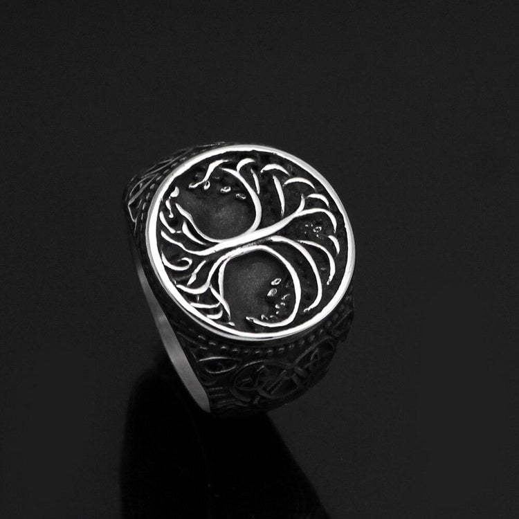 Bague Yggdrasil | Acier Inoxydable Bague Yggdrasil | Acier Inoxydable
