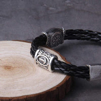 Bracelet boussole runique Vegvisir Bracelet boussole runique Vegvisir
