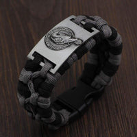 Bracelet corbeau d'Odin paracorde Bracelet corbeau d'Odin paracorde