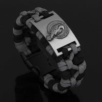 Bracelet corbeau d'Odin paracorde Bracelet corbeau d'Odin paracorde