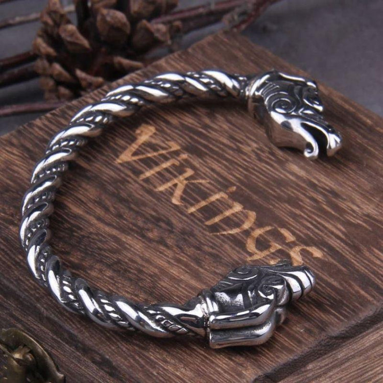 Bracelet de Loyauté Viking - tête de Dragon Bracelet de Loyauté Viking - tête de Dragon
