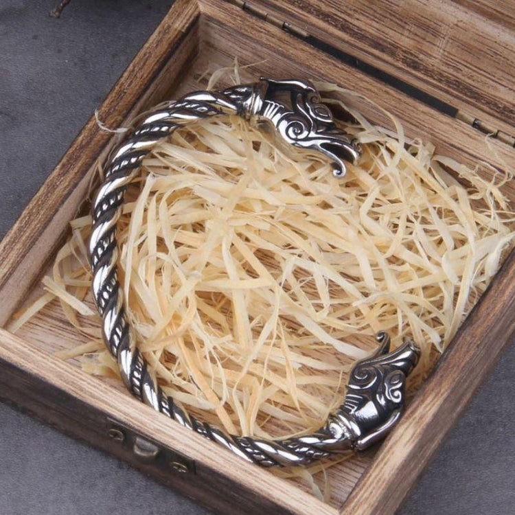 Bracelet de Loyauté Viking - tête de Dragon Bracelet de Loyauté Viking - tête de Dragon