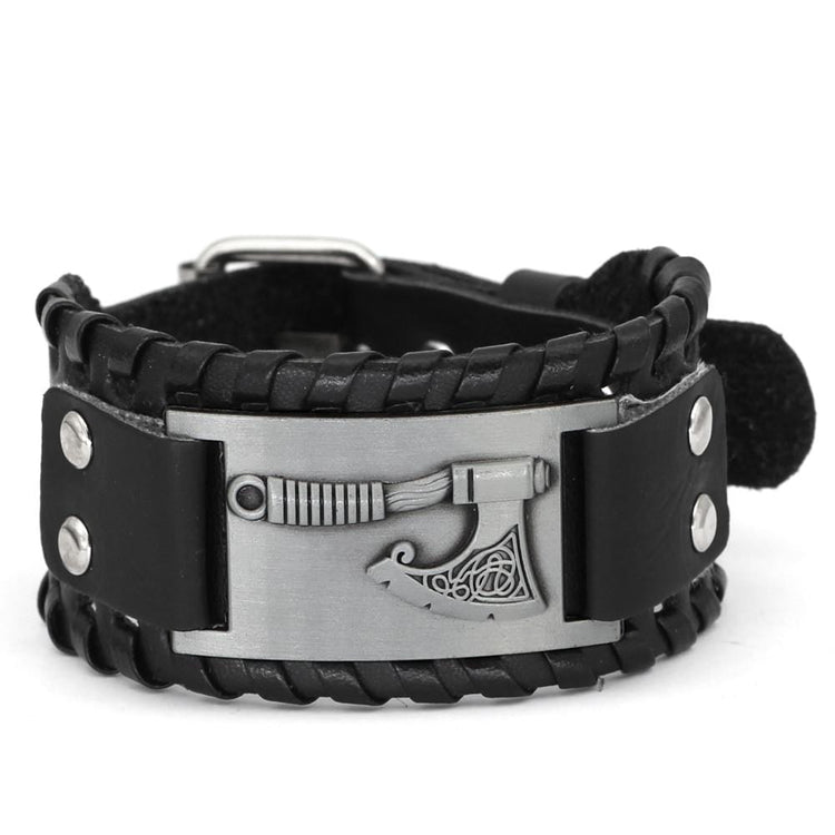 Bracelet Hache en cuir Bracelet Hache en cuir