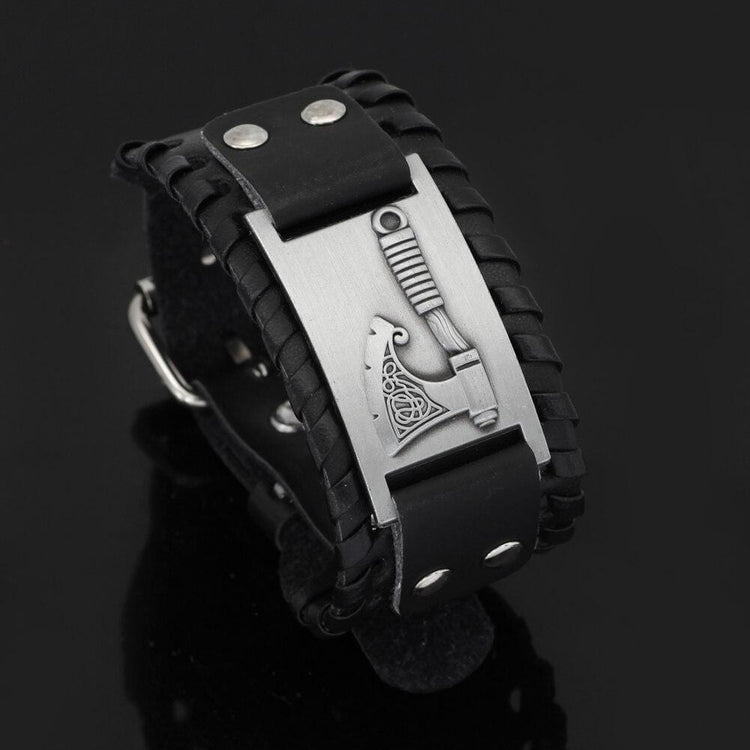 Bracelet Hache en cuir Bracelet Hache en cuir