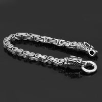 Bracelet loup Geri et Freki | Acier inoxidable Bracelet loup Geri et Freki | Acier inoxidable