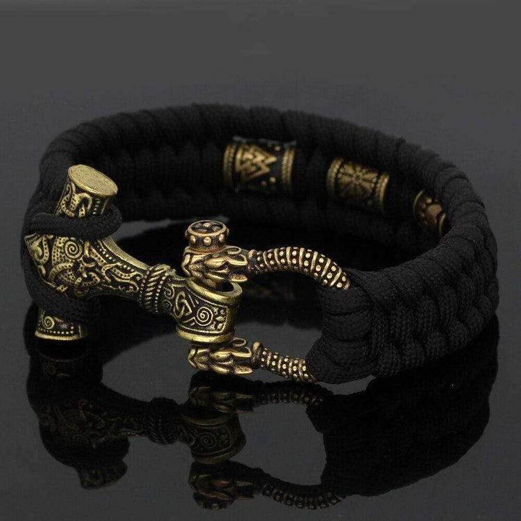 Bracelet Mjolnir version OR Bracelet Mjolnir version OR