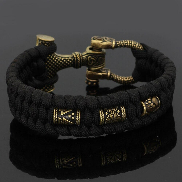 Bracelet Mjolnir version OR Bracelet Mjolnir version OR