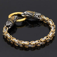Bracelet tête de serpent doré | Acier Inoxydable Bracelet tête de serpent doré | Acier Inoxydable