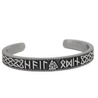 Bracelet Valknut porteur de runes Bracelet Valknut porteur de runes