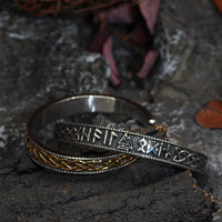Bracelet Valknut porteur de runes Bracelet Valknut porteur de runes