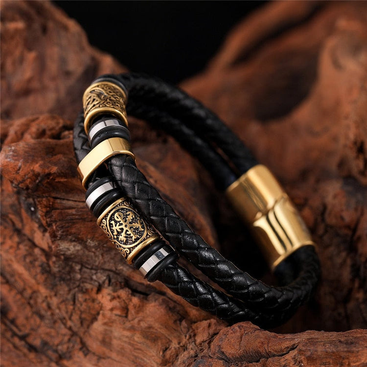 Bracelet viking tressé \"Agilité du guerrier\" Bracelet viking tressé \"Agilité du guerrier\"