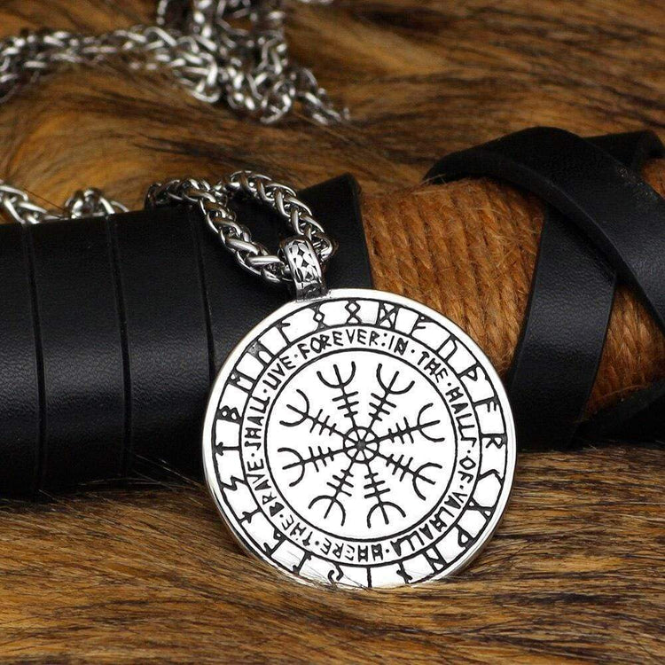 Collier Aegishjalmur | Acier Inoxydable Collier Aegishjalmur | Acier Inoxydable