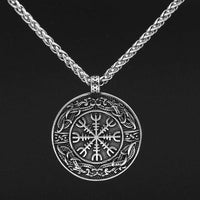 Collier Aegishjalmur | Acier Inoxydable Collier Aegishjalmur | Acier Inoxydable