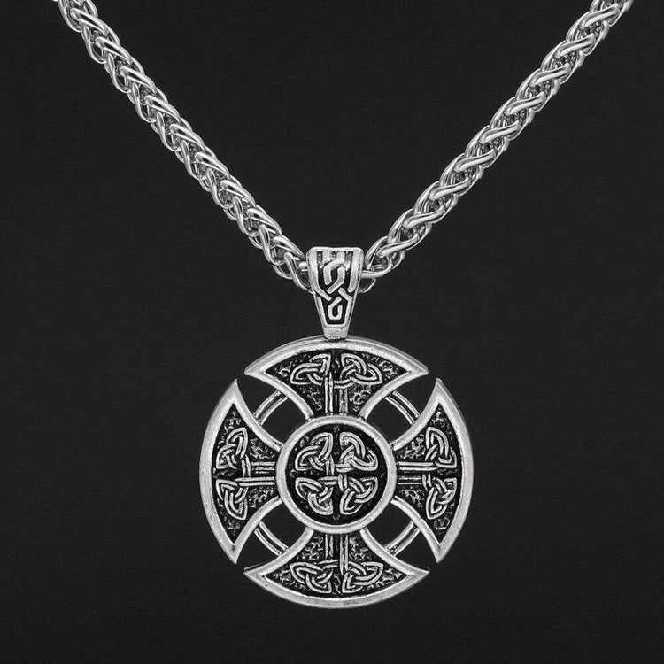 Collier bouclier viking | Acier Inoxydable Collier bouclier viking | Acier Inoxydable