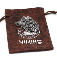 Collier corbeau d'Odin | Acier inoxydable Collier corbeau d'Odin | Acier inoxydable