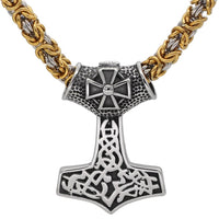 Collier de bravoure Mjolnir ornementé Collier de bravoure Mjolnir ornementé