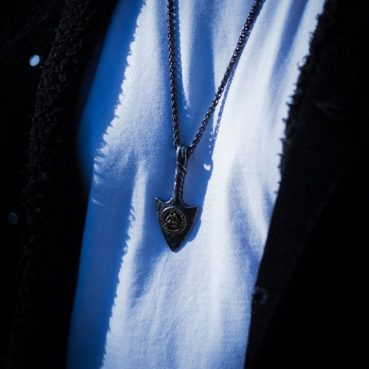 Collier de flèches viking - Rune Valknut Collier de flèches viking - Rune Valknut