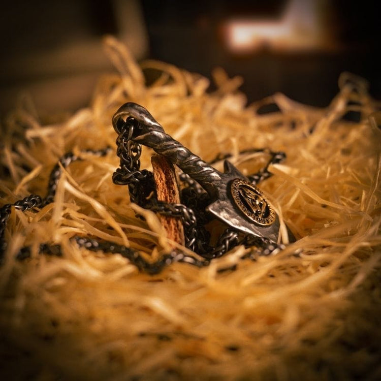 Collier de flèches viking - Rune Valknut Collier de flèches viking - Rune Valknut