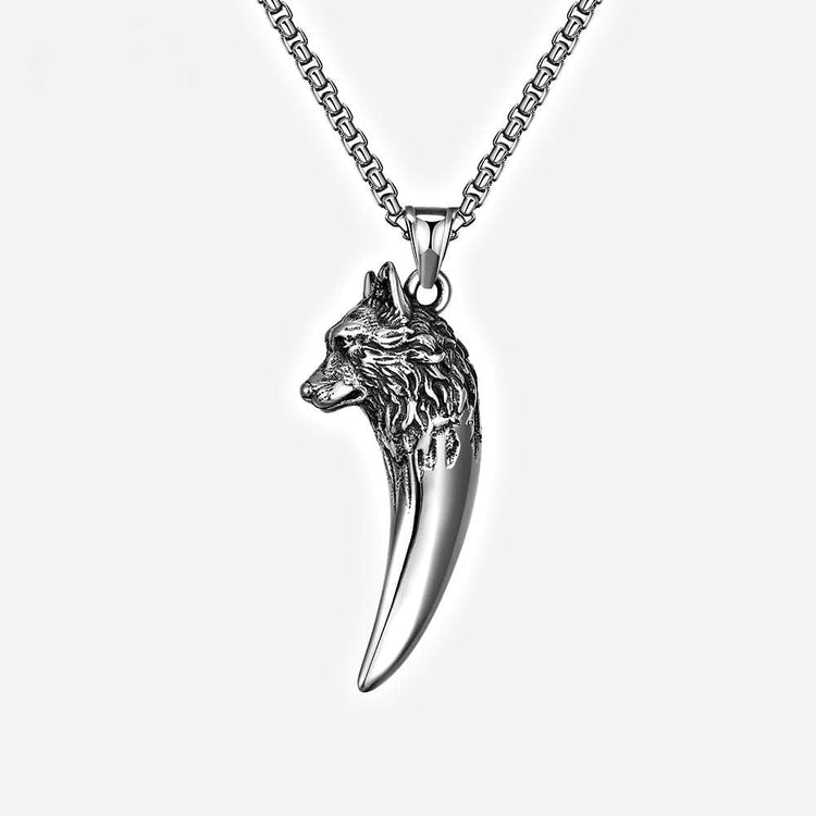 Collier de loup "Ne jamais abandonner"