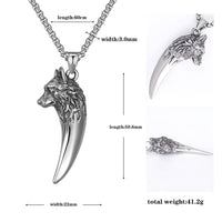 Collier de loup \"Ne jamais abandonner\" Collier de loup \"Ne jamais abandonner\"