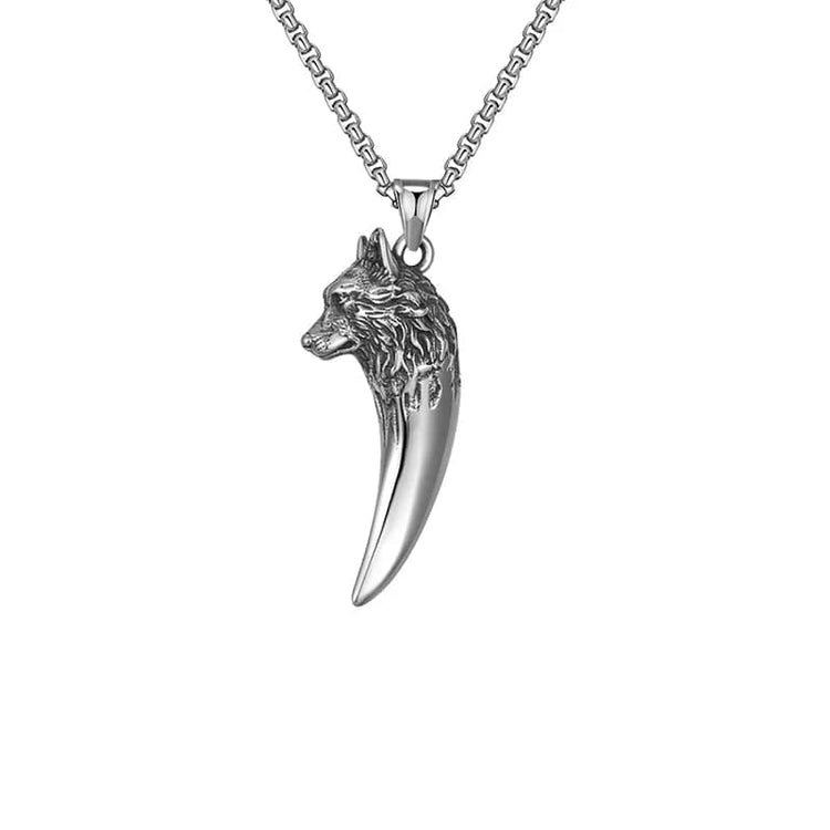 Collier de loup "Ne jamais abandonner"