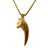 Collier de loup \"Ne jamais abandonner\" Collier de loup \"Ne jamais abandonner\"