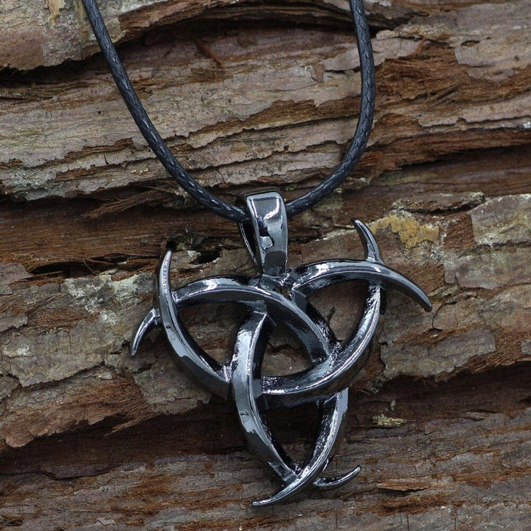 Collier \"Don de la poésie\" Triple corne d'Odin Collier \"Don de la poésie\" Triple corne d'Odin