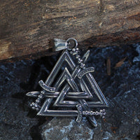 Collier Epées des Héros tombés - Valknut Collier Epées des Héros tombés - Valknut