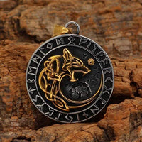 Collier Loup Géant Doré - Fenrir Collier Loup Géant Doré - Fenrir