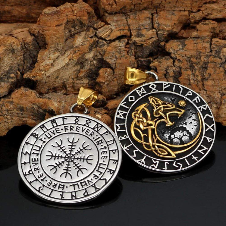 Collier Loup Géant Doré - Fenrir Collier Loup Géant Doré - Fenrir