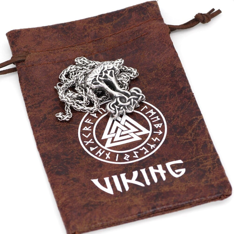 Collier Mjolnir en forme d'Yggdrasil Collier Mjolnir en forme d'Yggdrasil