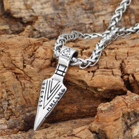 Collier pointe Valknut | Acier Inoxydable Collier pointe Valknut | Acier Inoxydable
