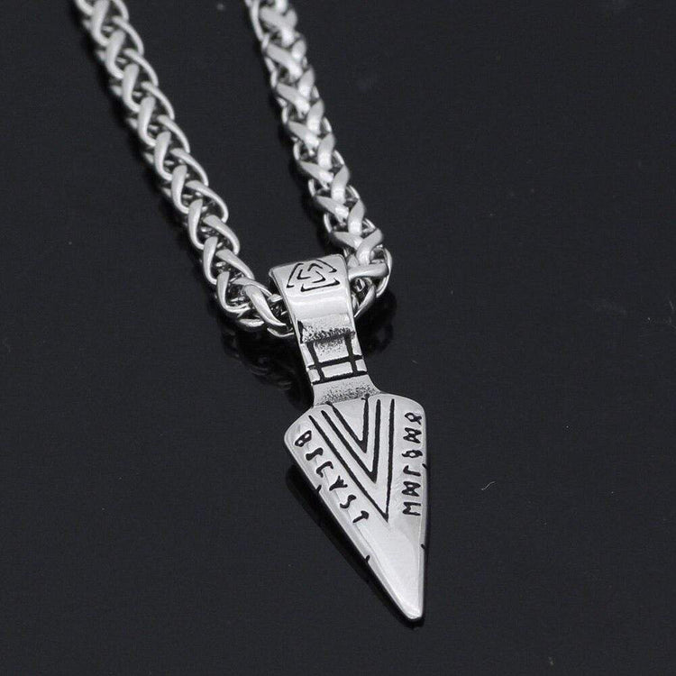 Collier pointe Valknut | Acier Inoxydable Collier pointe Valknut | Acier Inoxydable