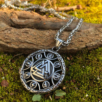 Collier runique Valknut Collier runique Valknut