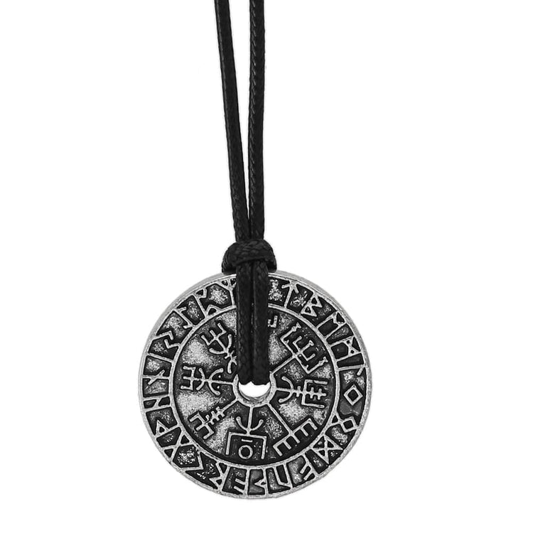 Collier runique Vegvisir Collier runique Vegvisir