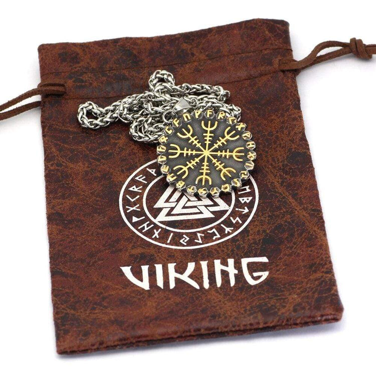 Collier Vegvisir | Acier Inoxydable Collier Vegvisir | Acier Inoxydable