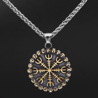 Collier Vegvisir | Acier Inoxydable Collier Vegvisir | Acier Inoxydable
