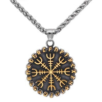 Collier Vegvisir | Acier Inoxydable Collier Vegvisir | Acier Inoxydable
