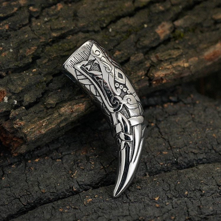 Collier viking dent de Fenrir le loup géant Collier viking dent de Fenrir le loup géant