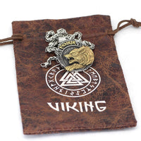 Collier viking du loup Fenrir Collier viking du loup Fenrir
