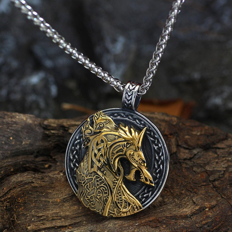 Collier Viking Jörmungandr le serpent de Midgard Collier Viking Jörmungandr le serpent de Midgard