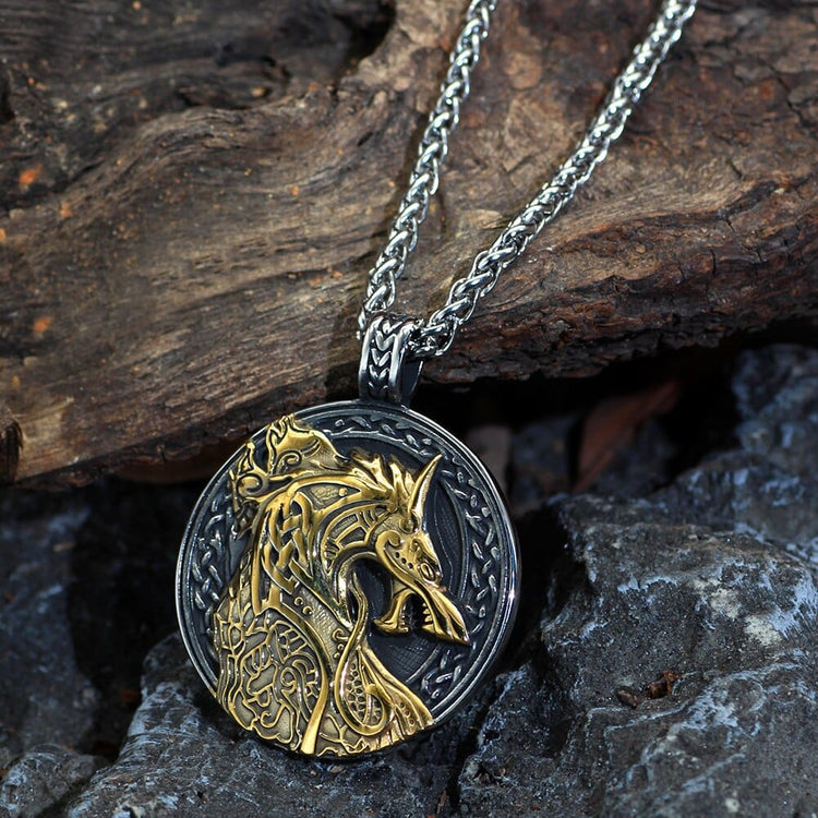 Collier Viking Jörmungandr le serpent de Midgard Collier Viking Jörmungandr le serpent de Midgard