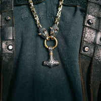 Collier Viking Loup - Sköll et Hati Collier Viking Loup - Sköll et Hati