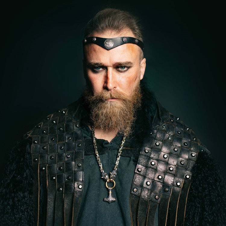Collier Viking Loup - Sköll et Hati Collier Viking Loup - Sköll et Hati