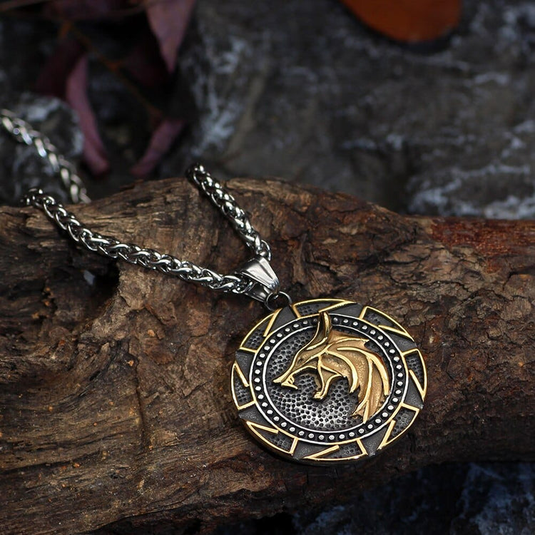 Collier viking puissance des loups nordiques Collier viking puissance des loups nordiques