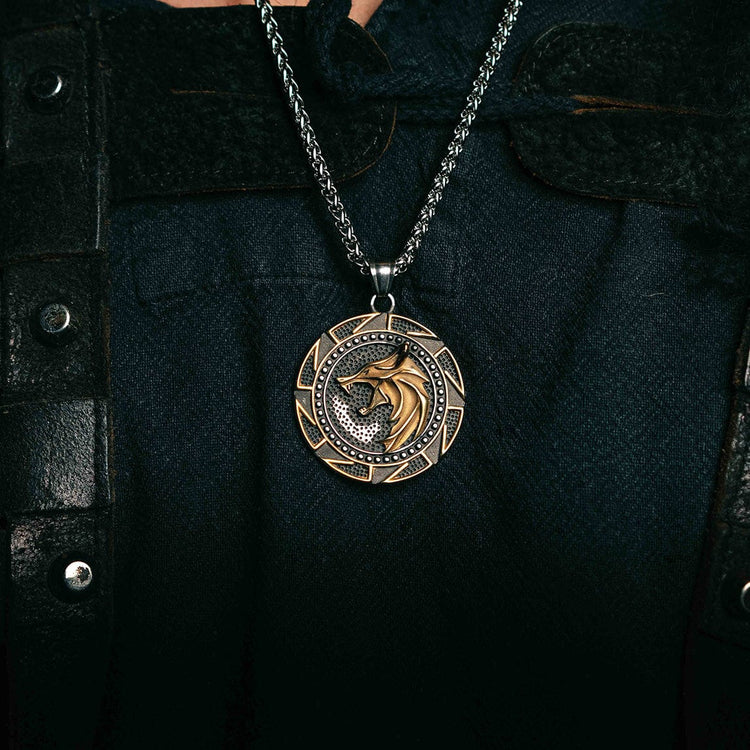 Collier viking puissance des loups nordiques Collier viking puissance des loups nordiques