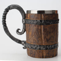 Grande chope en bois viking Grande chope en bois viking