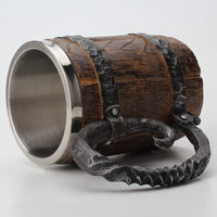 Grande chope en bois viking Grande chope en bois viking