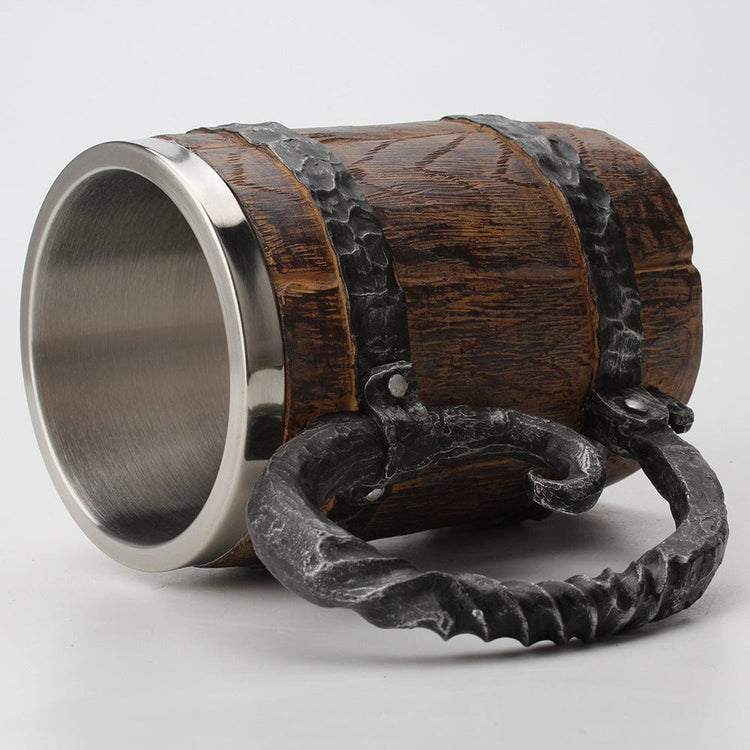 Grande chope en bois viking Grande chope en bois viking