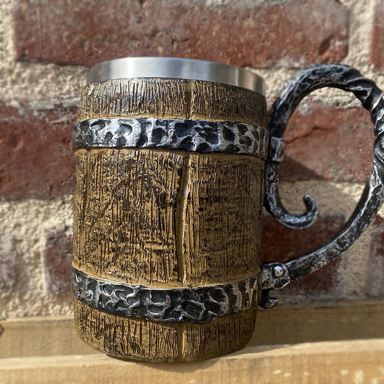 Grande chope en bois viking Grande chope en bois viking